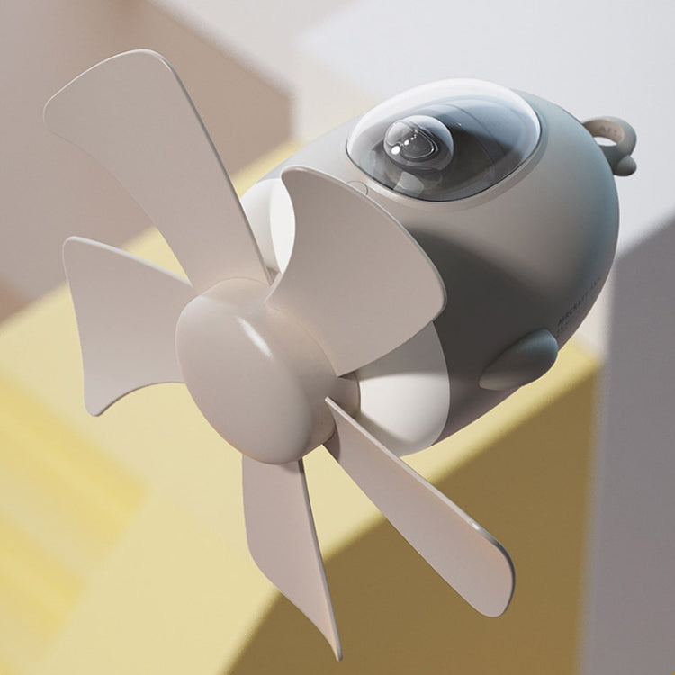 MF023 Airplane Night Light Ceiling Fan Household USB Remote Control Fan, Blue, White – Durable Build, Easy to Use