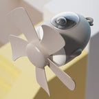 MF023 Airplane Night Light Ceiling Fan Household USB Remote Control Fan, Blue, White – Durable Build, Easy to Use