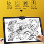 A3-D36 Magnetic Absolute LED Copy Station Soft Eye Protection Edging Calligraphy Copy Of The Painting Plate