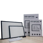 Copy Station Anime Drain Station LED Copy Board With Magnetic Suction Light Board Drawing Plate With USB Cable, A4 3 Gear Dimming (Black), A4 Stepless Dimming (Black), A3 3 Gear Dimming (Black), A3 Stepless Dimming (Black)