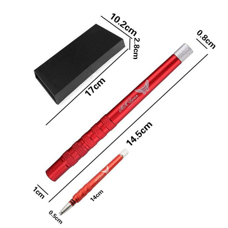 MM VWAN Magic Hairdressing Eyebrow Trimming Engraving Pen Scoring Stainless Steel Razor, Golden, Red, Silver, Blue