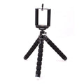 5 PCS Octopus Photography Sponge Mobile Phone Stand Portable Lazy Adjustable Vibrato Live Tripod Stand, With Phone Clip (Black), Without Phone Clip With Phone Clip (Black) Black