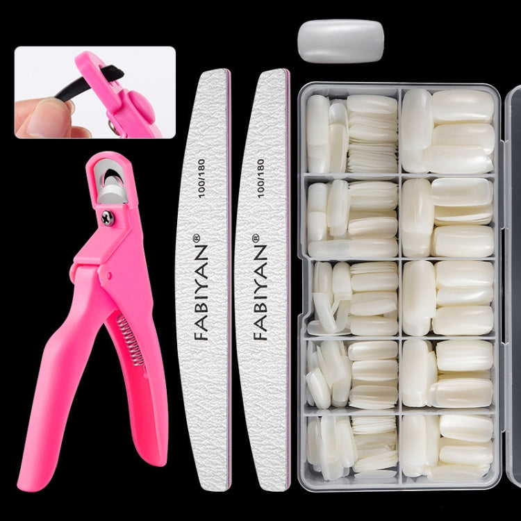 FABIYAN Nail Brush Nail Piece Set Nail Art Polishing Supplies Set, Natural Semi-sticked Small Set, Transparent Semi-sticked Small Set, Natural Full-sticked Small Set, Transparent Full-sticked Small Set, Natural Small Set, Transparent Small Set... –... Natural Full-sticked Small Set