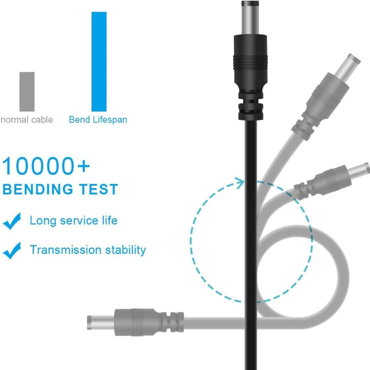 DC Power Cord USB Multi-Function Interchange Plug USB Charging Cable, 8 in 1, 11 in 1 – Durable Build, Easy to Use