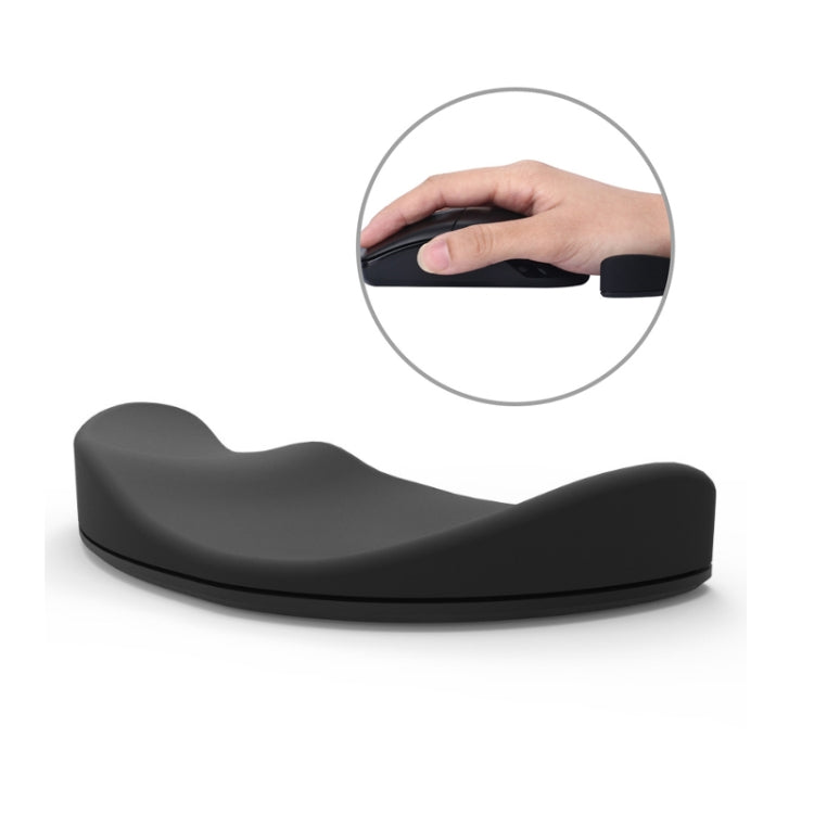 Silicone Wrist Support Mouse Pad Mobile Palm Rest Office Hand Rest Right Hand Version, Black Right Hand – Durable Build, Easy to Use Black Right Hand