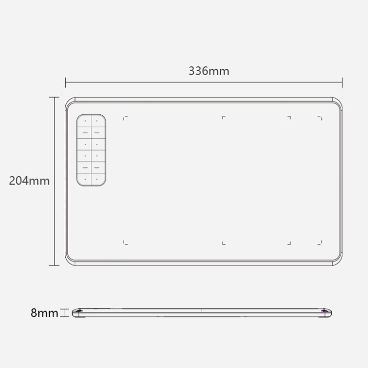10Moons G12 Digital Board Can Be Connected To Mobile Phone Hand Drawn Board Computer Painting Board Network Class Input Panel, G12
