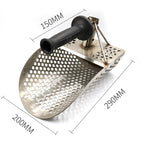 Stainless Steel Gold Panning Sand Shovel, Sand Shovel – Wear-resistant