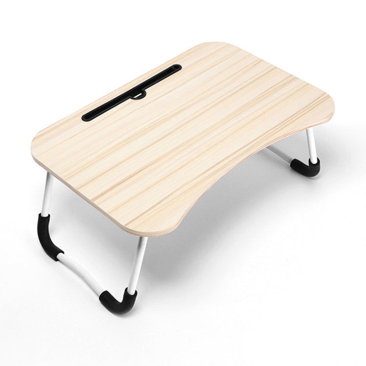 USB Folding Computer Desk With Fan & Lamp, Size: 60x40x28cm, Cool Black, Teenage Pink, Sky Blue, White Maple, Walnut, Eye Grotection Green – Card Slot, Non-slip White Maple