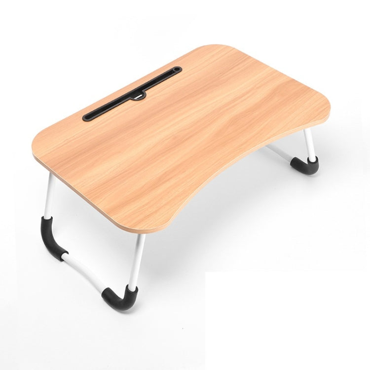USB Folding Computer Desk With Fan & Lamp, Size: 60x40x28cm, Cool Black, Teenage Pink, Sky Blue, White Maple, Walnut, Eye Grotection Green – Card Slot, Non-slip Walnut