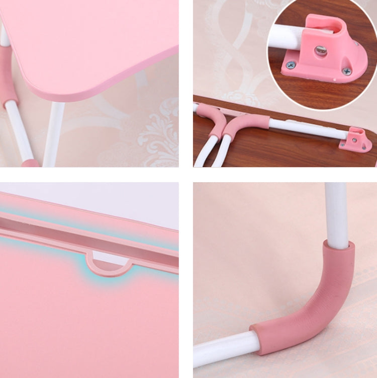 USB Folding Computer Desk With Fan & Lamp, Size: 60x40x28cm, Cool Black, Teenage Pink, Sky Blue, White Maple, Walnut, Eye Grotection Green – Card Slot, Non-slip