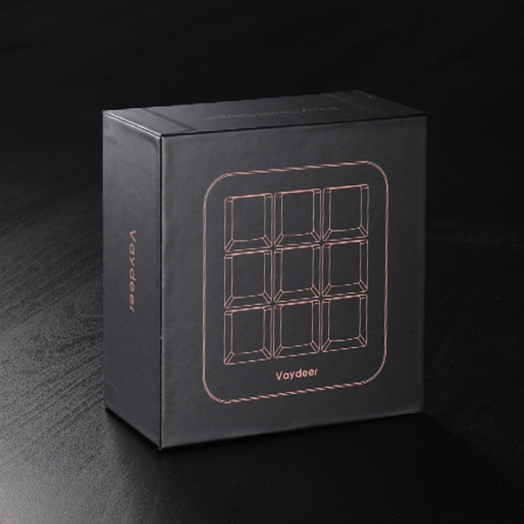 Vaydeer JP1011 9-Keys Mechanical Keyboard Mini Portable Custom Keyboard, Cable Length: 1m – Aluminum Alloy