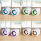 YEEZE A1 Multimedia USB2.0 Desktop Speaker Mini Computer Notebook Speaker, White Blue, White Green, White Purple, White Orange, Black Blue, Black Green, Black Purple, Black Prange, Electroplated Black Gold, Electroplated White, Electroplated Black......