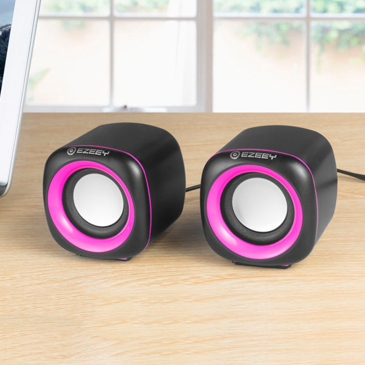 YEEZE A1 Multimedia USB2.0 Desktop Speaker Mini Computer Notebook Speaker, White Blue, White Green, White Purple, White Orange, Black Blue, Black Green, Black Purple, Black Prange, Electroplated Black Gold, Electroplated White, Electroplated Black...... Black Purple
