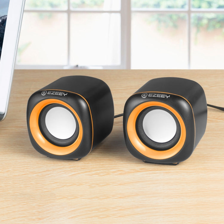 YEEZE A1 Multimedia USB2.0 Desktop Speaker Mini Computer Notebook Speaker, White Blue, White Green, White Purple, White Orange, Black Blue, Black Green, Black Purple, Black Prange, Electroplated Black Gold, Electroplated White, Electroplated Black...... Black Prange