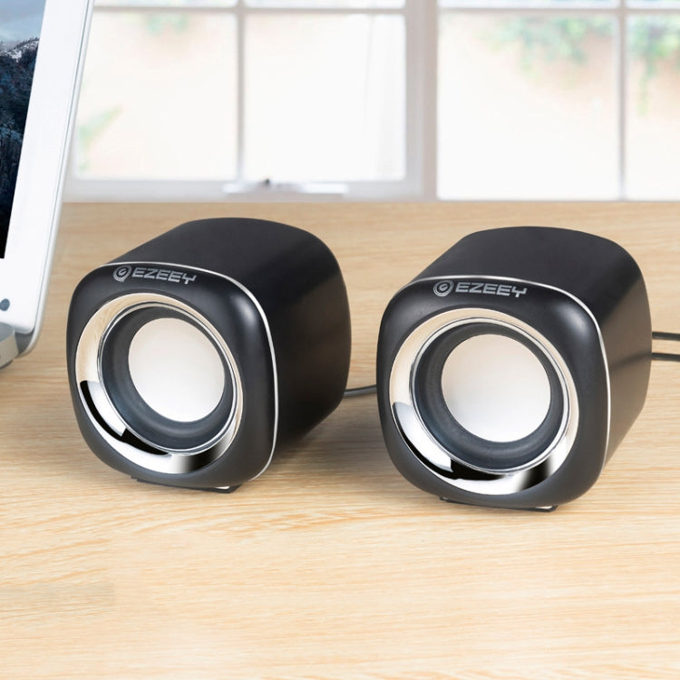 YEEZE A1 Multimedia USB2.0 Desktop Speaker Mini Computer Notebook Speaker, White Blue, White Green, White Purple, White Orange, Black Blue, Black Green, Black Purple, Black Prange, Electroplated Black Gold, Electroplated White, Electroplated Black...... Electroplated Black