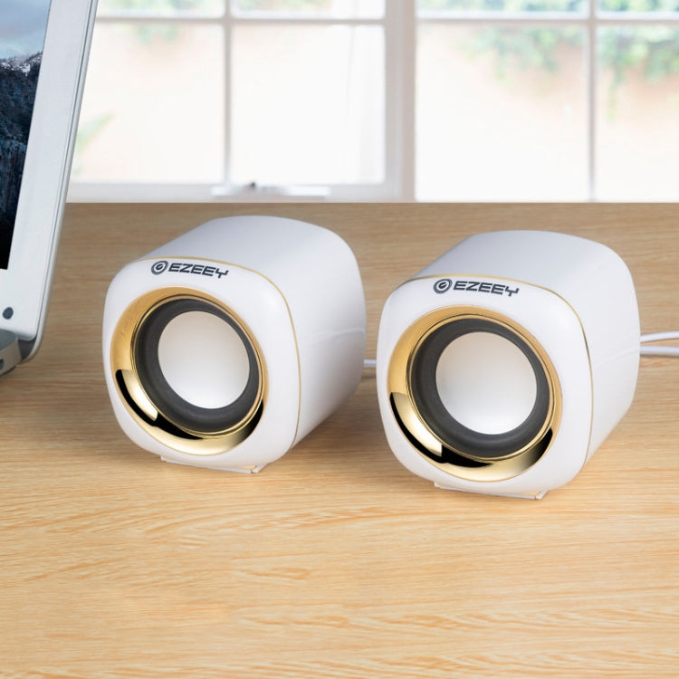 YEEZE A1 Multimedia USB2.0 Desktop Speaker Mini Computer Notebook Speaker, White Blue, White Green, White Purple, White Orange, Black Blue, Black Green, Black Purple, Black Prange, Electroplated Black Gold, Electroplated White, Electroplated Black...... Electroplating Platinum