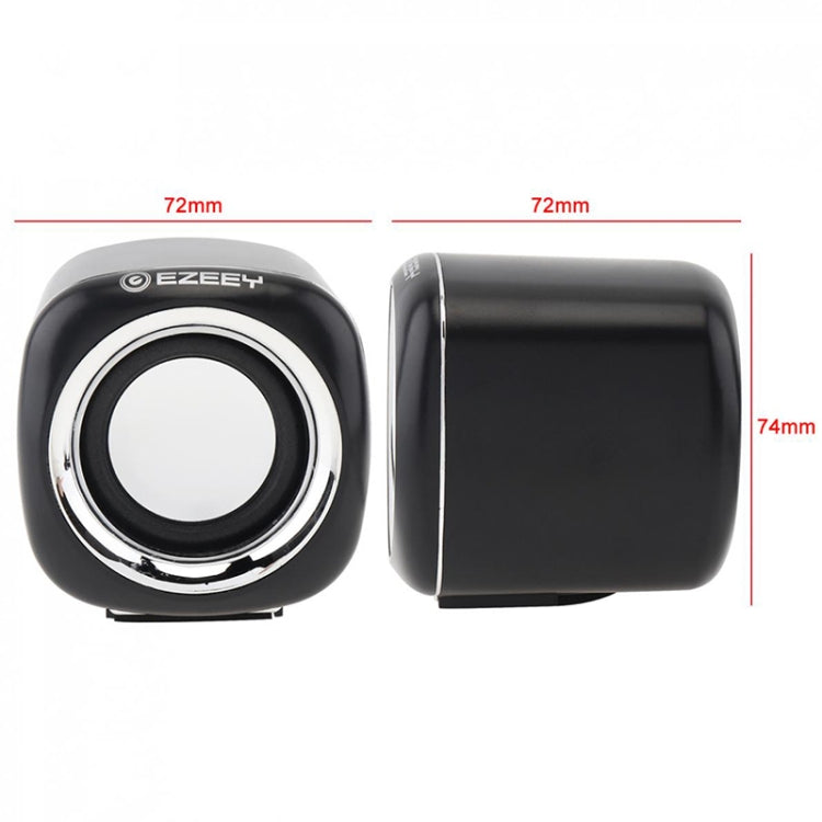 YEEZE A1 Multimedia USB2.0 Desktop Speaker Mini Computer Notebook Speaker, White Blue, White Green, White Purple, White Orange, Black Blue, Black Green, Black Purple, Black Prange, Electroplated Black Gold, Electroplated White, Electroplated Black......