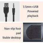 YEEZE A1 Multimedia USB2.0 Desktop Speaker Mini Computer Notebook Speaker, White Blue, White Green, White Purple, White Orange, Black Blue, Black Green, Black Purple, Black Prange, Electroplated Black Gold, Electroplated White, Electroplated Black......
