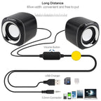 YEEZE A1 Multimedia USB2.0 Desktop Speaker Mini Computer Notebook Speaker, White Blue, White Green, White Purple, White Orange, Black Blue, Black Green, Black Purple, Black Prange, Electroplated Black Gold, Electroplated White, Electroplated Black......