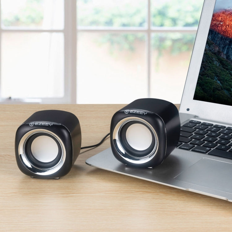 YEEZE A1 Multimedia USB2.0 Desktop Speaker Mini Computer Notebook Speaker, White Blue, White Green, White Purple, White Orange, Black Blue, Black Green, Black Purple, Black Prange, Electroplated Black Gold, Electroplated White, Electroplated Black......