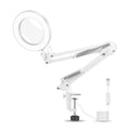 USB Desktop LED Ring Light Welding Auxiliary Magnifying Glass Lighting Desk Lamp, USB (White) – Durable Build, Easy to Use USB (White)