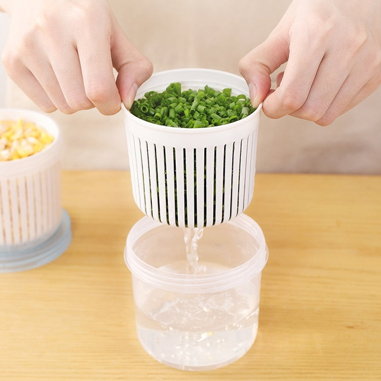 Onion Ginger Garlic Drainage Storage Box Kitchen Vegetable Plastic Storage Box Refrigerator Seal Storage Box, White – Durable Build, Easy to Use White