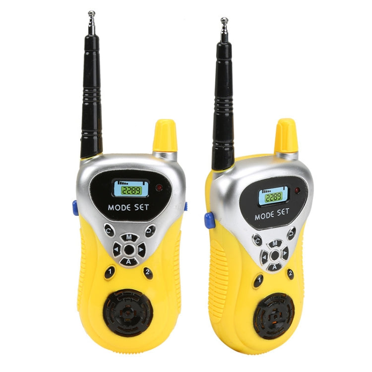 1 Pair Intelligent Wireless Call Walkie-Talkie Remote Dialogue Interactive Children Toys, 1 Pair Yellow, 1 Pair Blue 1 Pair Yellow Yellow