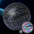 MILACHIC Number 7 Rainbow Reflective Cool Basketball, Stripe 6734, Spider Pattern 6735, Gray 6736 – Leather Stripe 6734 Stripe 6734