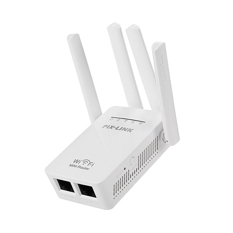 PIX-LINK LV-WR09 300Mbps WiFi Range Extender Repeater Mini Router, US Pulg, EU Plug, UK Plug, AU Plug – Durable Build, Easy to Use