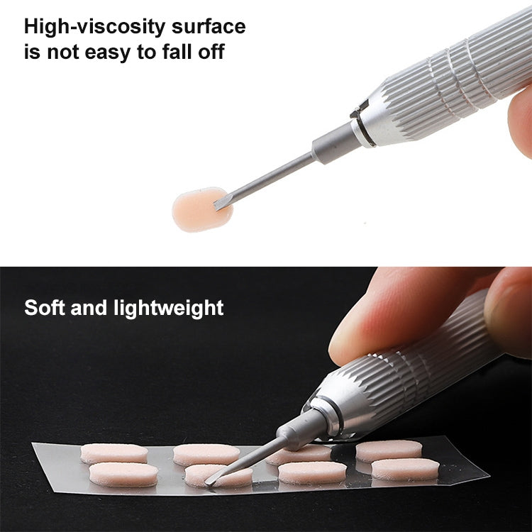 20 PCS Glasses Nose Strip Soft EVA Sponge Nose Mat Comfortable No Pressure Mark Does Not Remove Makeup Anti-Height Eye Frame Nose, D-type Black 1.0mm – Durable Build, Easy to Use