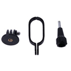Sunnylife TY-Q9266 Mount Bracket Stabilizer Bicycle Clip with Screw for DJI, Insta360, GoPro and Other Action Cameras, Camera Frame Adapter, Backpack Clip, Tripod