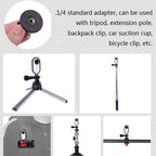 Sunnylife TY-Q9266 Mount Bracket Stabilizer Bicycle Clip with Screw for DJI, Insta360, GoPro and Other Action Cameras, Camera Frame Adapter, Backpack Clip, Tripod