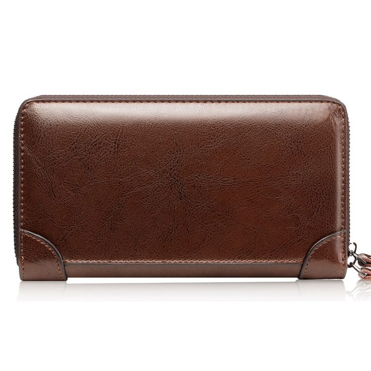 WEIXIER W88 Handbags Men Pu Hand Tested Handbags Multi-Function Wallet, Black, Brown