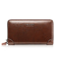 WEIXIER W88 Handbags Men Pu Hand Tested Handbags Multi-Function Wallet, Black, Brown Brown