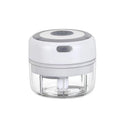 ZM-14 Household Mini Wireless Electric Garlic Masher, White 100ml, Green 100ml, Pink 100ml, High Cup White 250ml, High Cup Green 250ml, High Cup Pink 250ml, White Glass 300ml, Green Glass 300ml, Pink Glass 300ml, White High Cup 250ml + Small Cup 100ml ... White 100ml