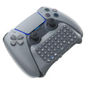 JYS-P5121 Bluetooth Wireless Handle Keyboard Can Chat Voice External Keyboard Suitable For PS5, Note: Without Handle, JYS-P5121 (Grey) – Bluetooth JYS-P5121 (Grey)