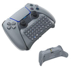 JYS-P5121 Bluetooth Wireless Handle Keyboard Can Chat Voice External Keyboard Suitable For PS5, Note: Without Handle, JYS-P5121 (Grey) – Bluetooth