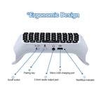 JYS-P5121 Bluetooth Wireless Handle Keyboard Can Chat Voice External Keyboard Suitable For PS5, Note: Without Handle, JYS-P5121 (Grey) – Bluetooth
