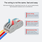SPL-2 2 In 3 Out Colorful Quick Line Terminal Multi-Function Dismantling Wire Connection Terminal, SPL-2 2 In 3 Out, SPL-3 3 In 3 Out, SPL-42 2 In 4 Out, SPL-62 2 In 6 Out, SPL-63 3 In 6 Out, SPL-93 3 In 9 Out, LT-624 2 In 4 Out, LT-626 2 In 6 Out     ...