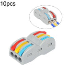 SPL-2 2 In 3 Out Colorful Quick Line Terminal Multi-Function Dismantling Wire Connection Terminal, SPL-2 2 In 3 Out, SPL-3 3 In 3 Out, SPL-42 2 In 4 Out, SPL-62 2 In 6 Out, SPL-63 3 In 6 Out, SPL-93 3 In 9 Out, LT-624 2 In 4 Out, LT-626 2 In 6 Out     ...