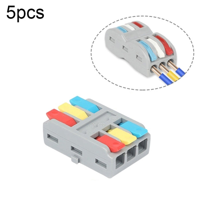 SPL-2 2 In 3 Out Colorful Quick Line Terminal Multi-Function Dismantling Wire Connection Terminal, SPL-2 2 In 3 Out, SPL-3 3 In 3 Out, SPL-42 2 In 4 Out, SPL-62 2 In 6 Out, SPL-63 3 In 6 Out, SPL-93 3 In 9 Out, LT-624 2 In 4 Out, LT-626 2 In 6 Out     ...