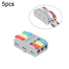SPL-2 2 In 3 Out Colorful Quick Line Terminal Multi-Function Dismantling Wire Connection Terminal, SPL-2 2 In 3 Out, SPL-3 3 In 3 Out, SPL-42 2 In 4 Out, SPL-62 2 In 6 Out, SPL-63 3 In 6 Out, SPL-93 3 In 9 Out, LT-624 2 In 4 Out, LT-626 2 In 6 Out     ...