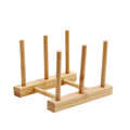 Multi-Purpose Bowl Disc Rack Kitchen Drain Rack Bamboo Tableware Storage Rack, Layer (specification): 2 Grid, 2 Grid, 4 Grid, 7 Grid, 8 Grid 2 Grid
