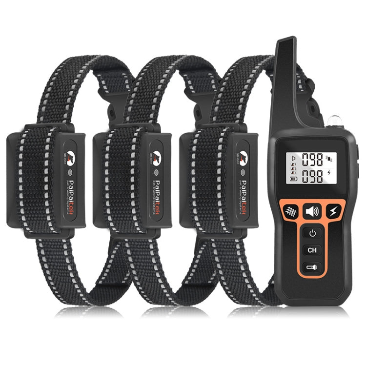 PaiPaitek PD529-3 Remote Control Dog Training Device Voice Control Barking Stopper Electronic Collar Dog Training Device, PD529-3 PD529-3