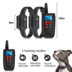 PaiPaitek PD526V-2 1 In 2 100-Speed Sound Vibration Remote Control Training Dog Device Anti-Barking Device Electronic Remote Control Collar, PD526V-2 – Lanyard
