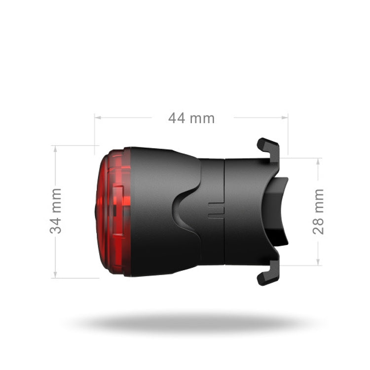 Portable Intelligent Sensing Brake Light Safety Warning Light USB Charging Waterproof Lamp With Electricity Display Taillight, Seat Bow, Seat Pole – Waterproof