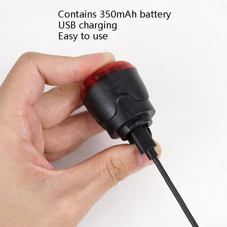 Portable Intelligent Sensing Brake Light Safety Warning Light USB Charging Waterproof Lamp With Electricity Display Taillight, Seat Bow, Seat Pole – Waterproof