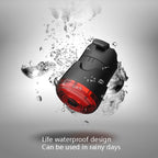 Portable Intelligent Sensing Brake Light Safety Warning Light USB Charging Waterproof Lamp With Electricity Display Taillight, Seat Bow, Seat Pole – Waterproof