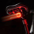 Portable Intelligent Sensing Brake Light Safety Warning Light USB Charging Waterproof Lamp With Electricity Display Taillight, Seat Bow, Seat Pole – Waterproof