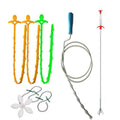Kitchen Pipe Dredge Hook Sewer Toilet Anti-Blocking Sink Dredge Kit, Style:, 6 PCS/Set-1M, 6 PCS/Set-1.5M, 6 PCS/Set-3, 6 PCS/Set-4 – Durable Build, Easy to Use 6 PCS Set-1M
